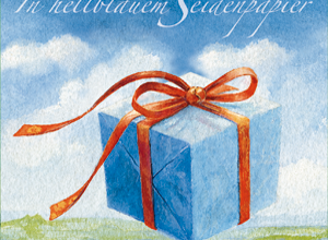 „In hellblauem Seidenpapier“
